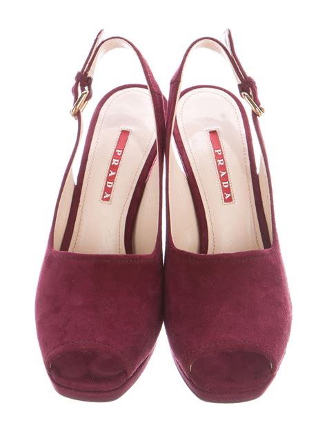 prada suede wedges|prada wedges for women.